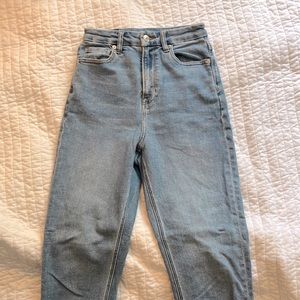 stretchy american eagle medium wash jeans size 0